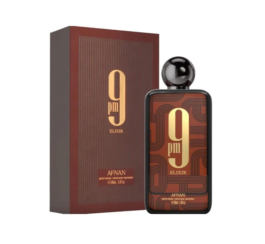 Afnan 9PM Elixir Unisex EDP — Caja sellada