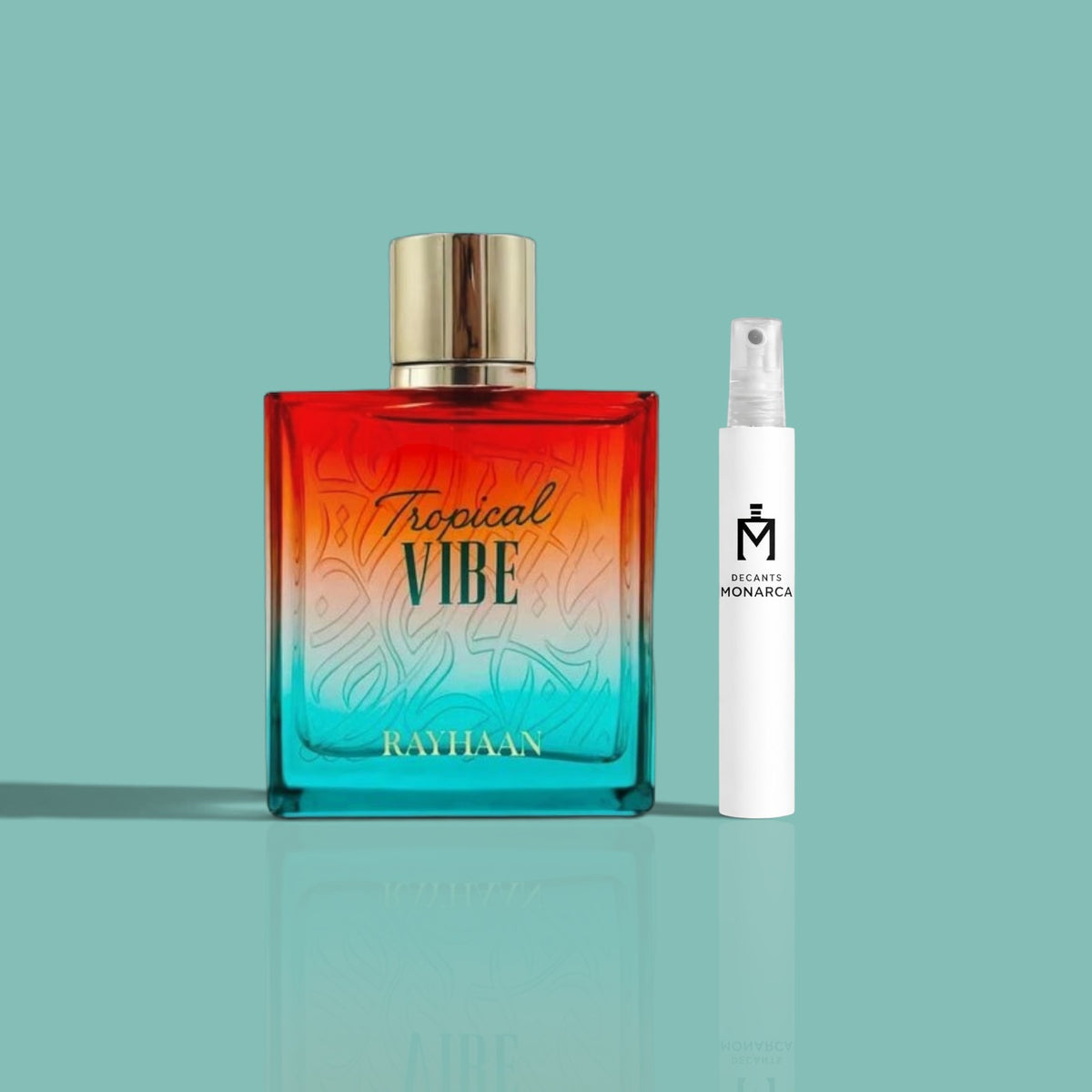 Rayhaan tropical Vibe EDP en vial atomizador