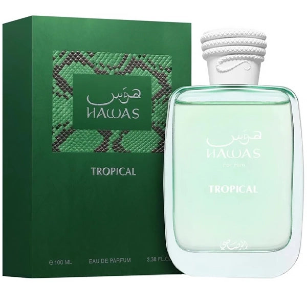 Rasasi Hawas Tropical Masculino EDP — Caja sellada