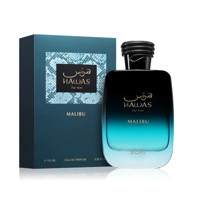 Rasasi Hawas Malibu Unisex EDP — Caja sellada