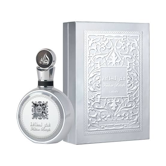 Lattafa Fakhar PLatin EDP Unisex frasco y caja original